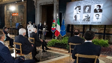 5 - Il presidente Mattarella alla celebrazione in ricordo dei magistrati vittime di terrorismo 