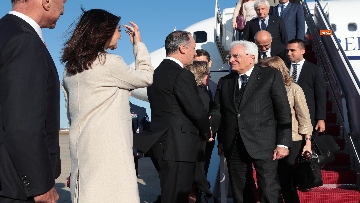 3 - Il Presidente della Repubblica Sergio Mattarella arriva a Washington
