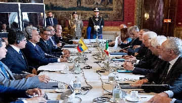 5 - Mattarella incontra il Presidente della Repubblica dell’Ecuador