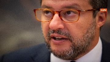 6 - Salvini in conferenza stampa alla Camera dei Deputati