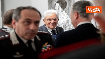1 - Mattarella visita la mostra 'L'arte di salvere l'arte'