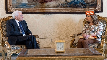 1 - Le foto dell'incontro tra il Presidente Mattarella e i presidenti delle Camere
