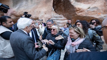 5 - Il Presidente Mattarella visita il Sito Archeologico di Petra