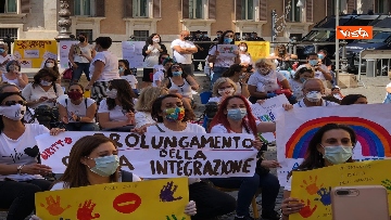 7 - Nidi privati, la protesta a Montecitorio contro il dl Rilancio