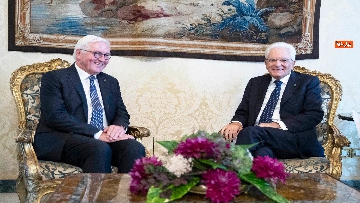 13 - Mattarella incontra il presidente della Repubblica federale tedesca Steinmeier