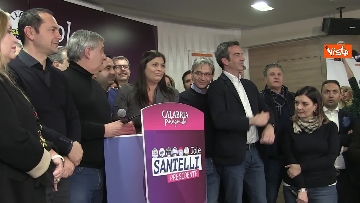 8 - 26-01-20 Jole Santelli vince in Calabria la notte elettorale