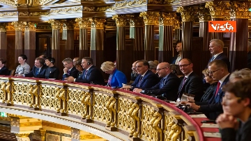 1 - La Russa e Fontana all'inaugurazione della sede restaurata del Parlamento austriaco a Vienna