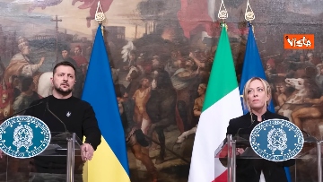 8 - Zelensky: Visita Meloni in Ucraina molto importante, invito tutti i leader italiani a venire