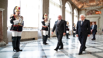 5 - Mattarella incontra il presidente della Repubblica federale tedesca Steinmeier
