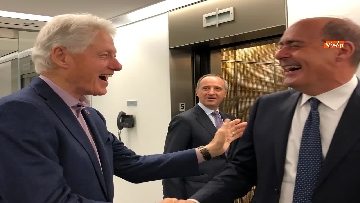 11 - Clinton incontra Zingaretti a New York: 