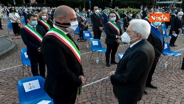 13 - Mattarella a Bergamo per ricordare le vittime del covid, le immagini