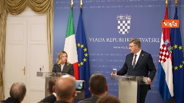 2 - Meloni a Zagabria incontra il primo ministro croato