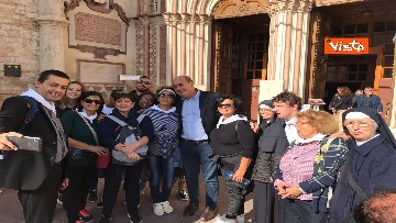 3 - Zingaretti visita la Basilica di San Francesco d'Assisi