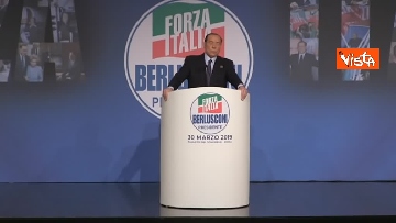 9 - L'assemblea di Forza Italia a Roma con Silvio Berlusconi