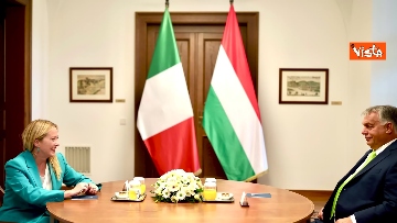 3 - Ecco l'incontro tra Meloni e Orban a Budapest