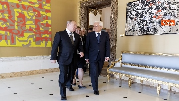 4 - Mattarella riceve Putin in visita ufficiale al Quirinale