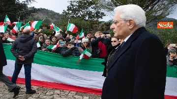 3 - Il Presidente Mattarella al 75esimo anniversario della battaglia di Monte Lungo
