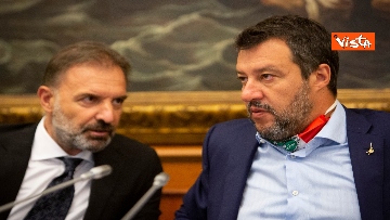 4 - Salvini in conferenza stampa alla Camera dei Deputati