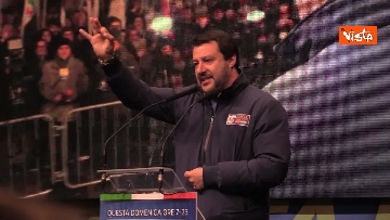 1 - Salvini, Meloni e Berlusconi chiudono la campagna elettorale in Emilia-Romagna a Ravenna, le immagini