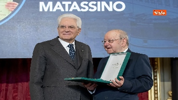 27 - Mattarella consegna le onorificenze OMRI, le immagini