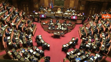 1 - Conte riferisce in Aula Senato sul Consiglio Ue, immagini