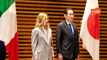 10 - Meloni a Tokyo, le immagini dell'incontro con il premier Fumio Kishida