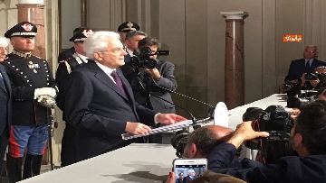 20 - Il discorso integrale di Mattarella dopo la rinuncia di Conte