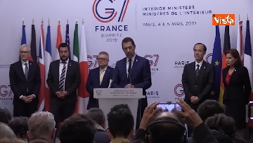 8 - G7, i ministri dell'Interno si incontrano a Parigi, immagini conferenza