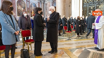5 - Il Presidente Mattarella ai funerali di Stato per Sassoli
