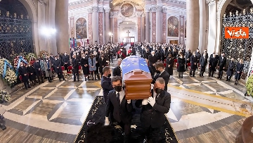 4 - Il Presidente Mattarella ai funerali di Stato per Sassoli