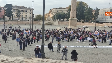 3 - Le immagini della manifestazione del Movimento Impresa Ospitalita a Piazza del Popolo di Roma