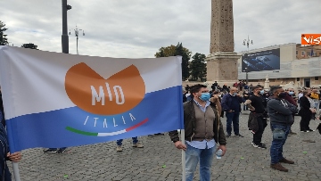 5 - Le immagini della manifestazione del Movimento Impresa Ospitalita a Piazza del Popolo di Roma