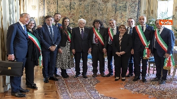 5 - Mattarella incontra delegazione ANCI Piccoli Comuni