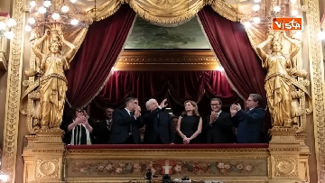 7 - Mattarella al Teatro Massimo partecipa a cerimonia di chiusura 