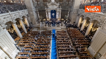 14 - Mattarella in visita alla Comunità Ebraica di Roma al Tempio Maggiore
