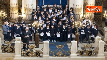 13 - Mattarella in visita alla Comunità Ebraica di Roma al Tempio Maggiore