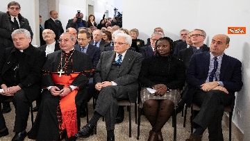 2 - Mattarella inaugura nuovo centro Astalli per rifugiati a Roma