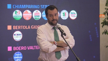 8 - Salvini commenta in conferenza stampa al Viminale i risultati delle europee