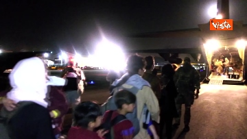 7 - Aquila Omnia, conclusa evacuazione profughi. Le immagini dell'ultimo volo da Kabul