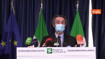 4 - Vaccini in Lombardia, Fontana: “Confidenti che arriveranno molte più dosi”