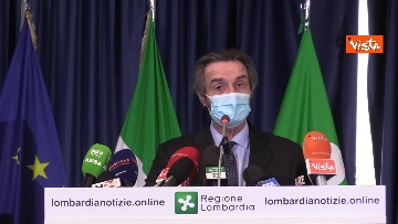 5 - Vaccini in Lombardia, Fontana: “Confidenti che arriveranno molte più dosi”