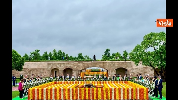 7 - G20 in India, i leader al Memorial Raj Ghat Mahatma Ghandi