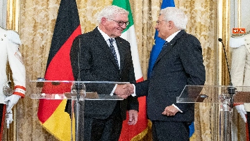 9 - Mattarella incontra il presidente della Repubblica federale tedesca Steinmeier