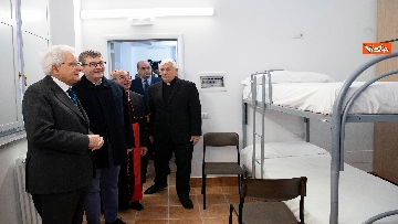 1 - Mattarella inaugura nuovo centro Astalli per rifugiati a Roma
