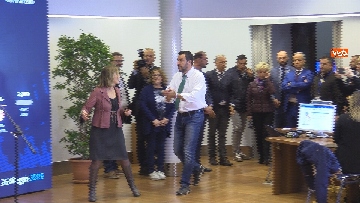 3 - Salvini commenta in conferenza stampa al Viminale i risultati delle europee
