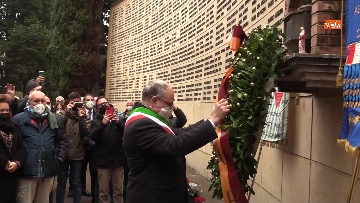 5 - Gualtieri ricorda i deportati romani nei lager, le foto della cerimonia al Cimitero del Verano