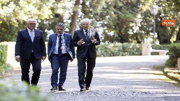 5 - 20-09-19 Mattarella incontra il Presidente della Repubblica Federale Tedesca a Villa Rosebery
