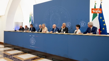 6 - Dl Caivano, Meloni in conferenza stampa a Palazzo Chigi. Le immagini