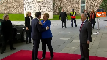 8 - Libia, Merkel accoglie Conte e Di Maio alla Conferenza di Berlino