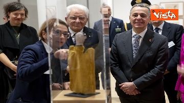 9 - Il Presidente Mattarella visita il Museo Paul Klee di Berna progettato da Renzo Piano, le immagini